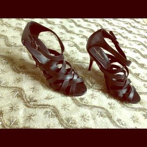 Cole Haan Shayna black strap sandals, size 9